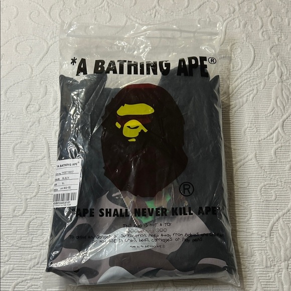 Bape Black Camo Ape Head Tee - Picture 11 of 12